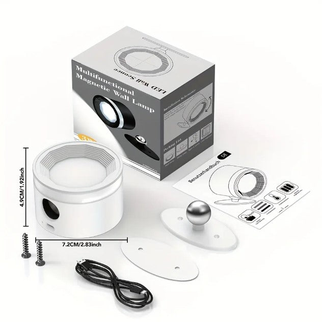 Lampe de mur LED sans fil rechargeable à gradation moderne (prix détail)