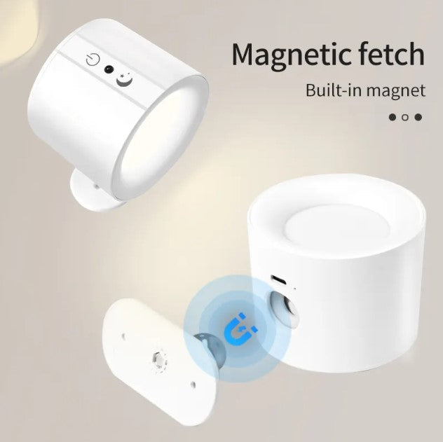 Lampe de mur LED sans fil rechargeable à gradation moderne (prix détail)