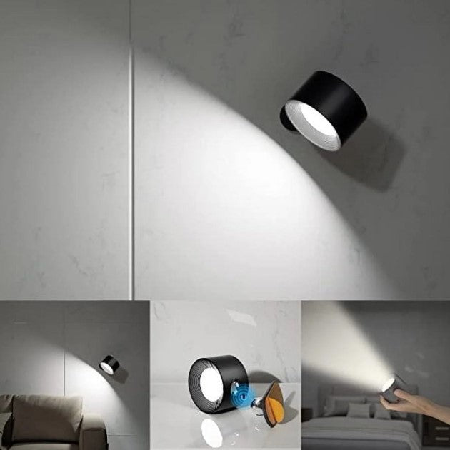 Lampe de mur LED sans fil rechargeable à gradation moderne (prix détail)