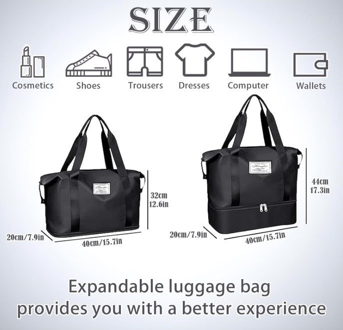 Sac de voyage pliable étanche de grande capacité (prix en gros)
