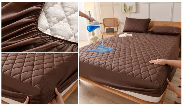 Couvre-lit protège-matelas draps uni imperméable pour ménage (prix gros)
