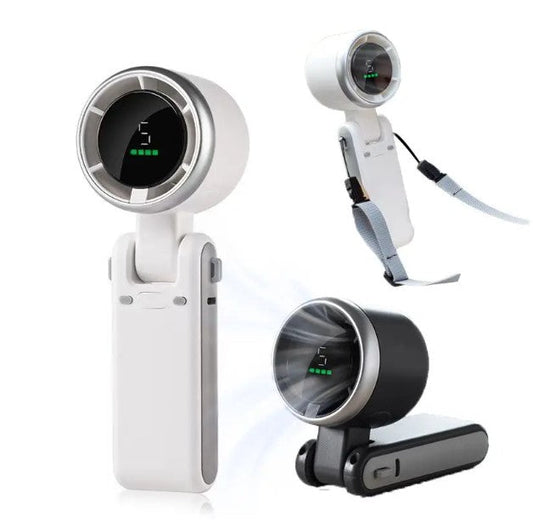 Ventilateur turbo portatif de voyage pliable grande vitesse 180 ° (prix détail)