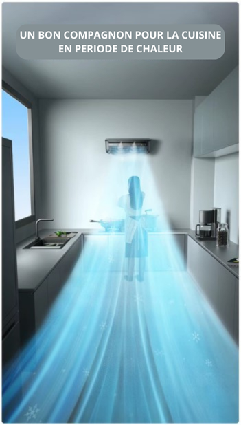 Air froid Mini climatiseur mobile/mural électrique (prix détail)