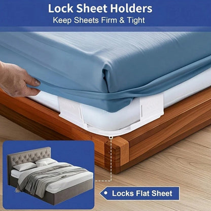 Pinces robustes antidérapantes draps d'angle de lit 1 ensemble de 4 pièces (prix de gros)