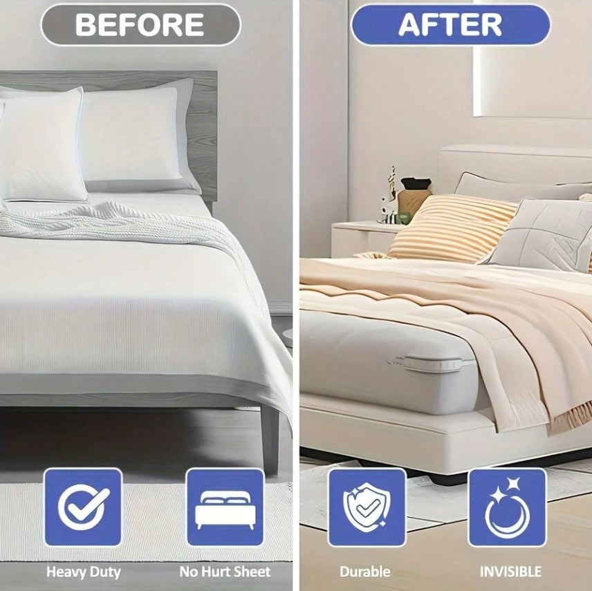Pinces robustes antidérapantes draps d'angle de lit 1 ensemble de 4 pièces (prix de gros)