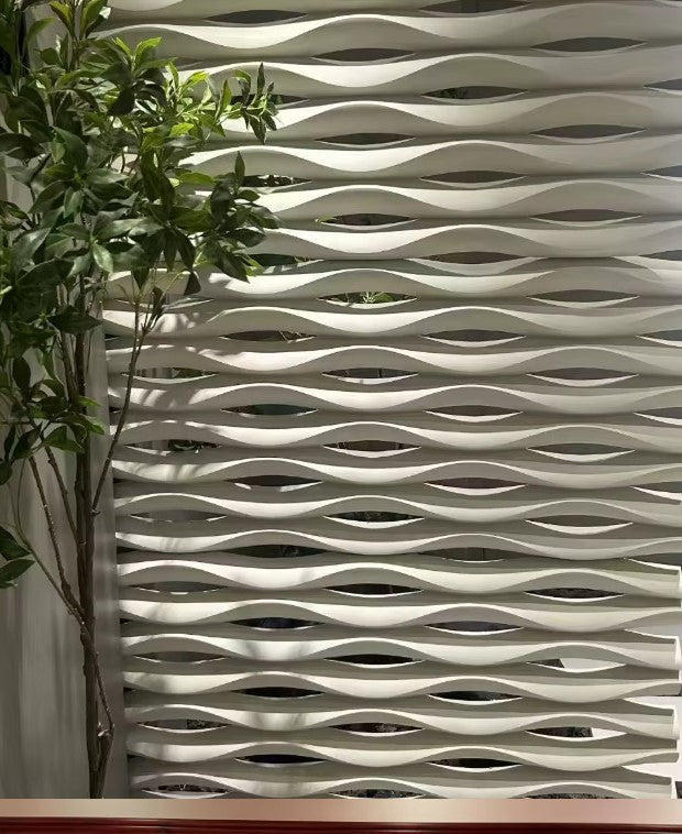 Panneau en forme d'onde en polyuréthane d'intérieur et d'extérieur (prix détail)