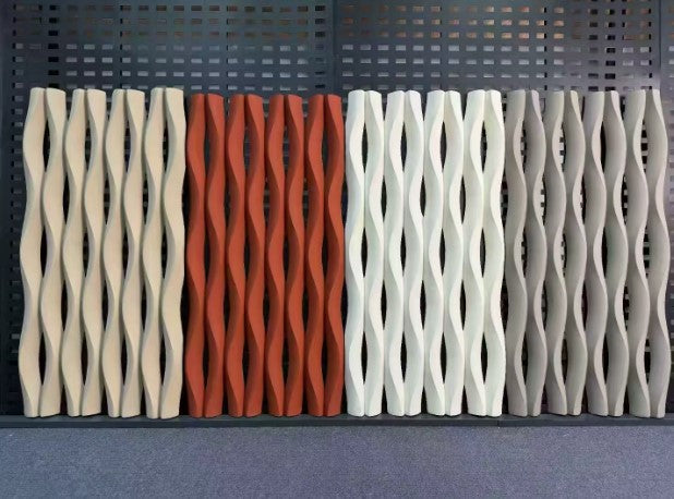 Panneau en forme d'onde en polyuréthane d'intérieur et d'extérieur (prix détail)