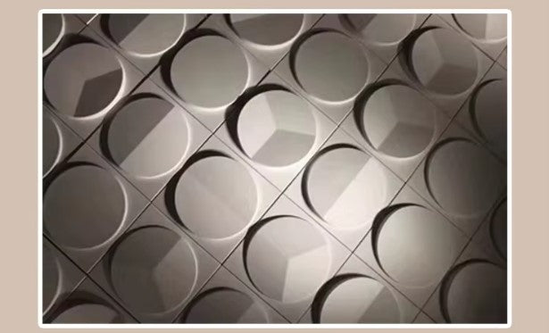 Panneau en forme d'horloge mince en polyuréthane d'intérieur et d'extérieur (prix détail)