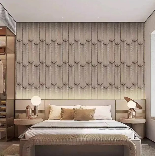 Panneau forme de plumes en polyuréthane d'intérieur et d'extérieur (prix détail)