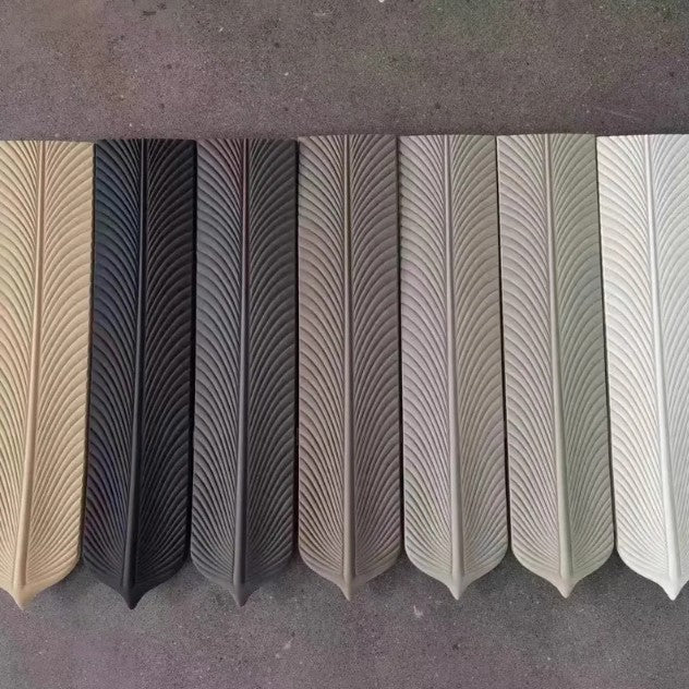 Panneau forme de plumes en polyuréthane d'intérieur et d'extérieur (prix détail)