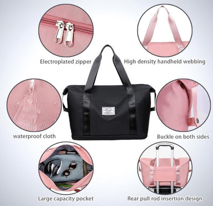 Sac de voyage pliable étanche de grande capacité (prix en gros)