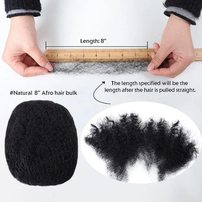 Mèches Afro naturelles kinky vrac tressage twist ou extensions Dreadlocks (prix détail)