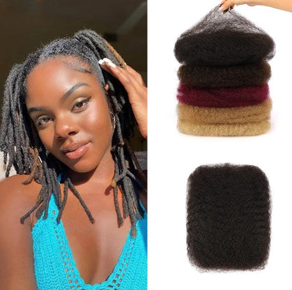 Mèches Afro naturelles kinky vrac tressage twist ou extensions Dreadlocks (prix détail)