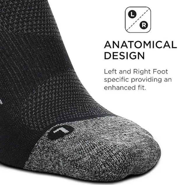 Chaussettes athlétique avec compression ciblée Chaussettes de sport (prix gros)