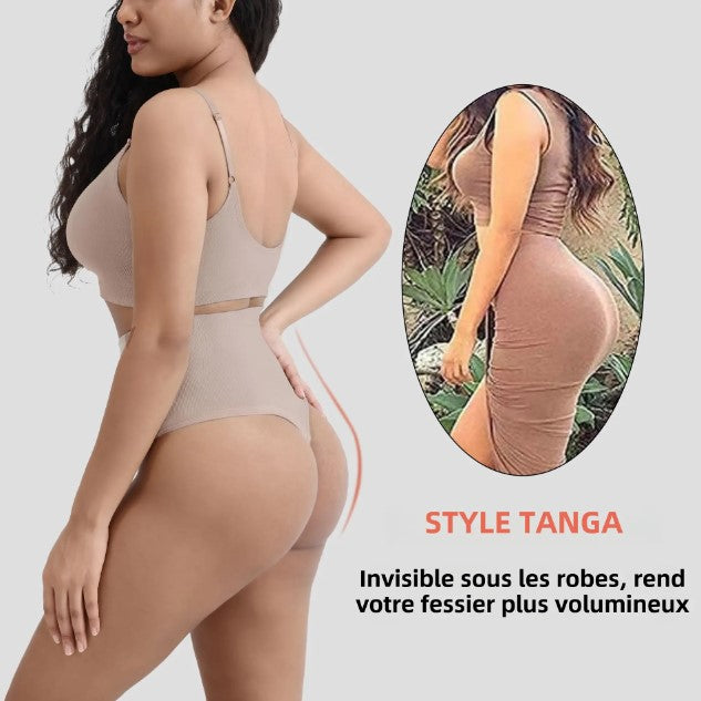 Slip string gaine Sexy femmes contrôle ventre Silm respirant (prix detail)