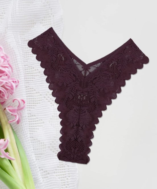 Caleçon sans trace taille basse femmes glace soie sans couture forme de V (prix de gros)