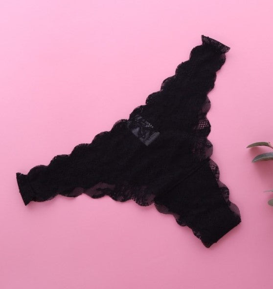Caleçon sans trace taille basse femmes glace soie sans couture forme de V (prix de gros)