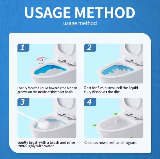 Nettoyant de toilettes liquide brillant de ménager Détergent Sukgarden 500g (prix detail)