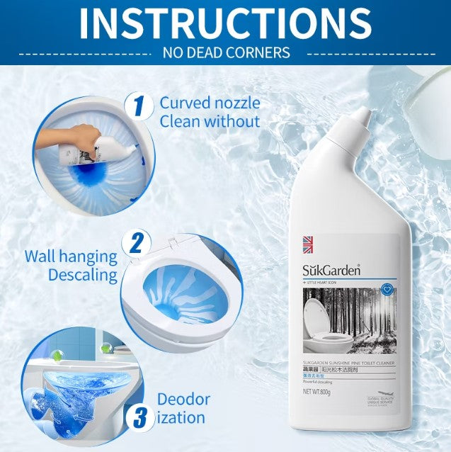 Nettoyant de toilettes liquide brillant de ménager Détergent Sukgarden 500g (prix detail)