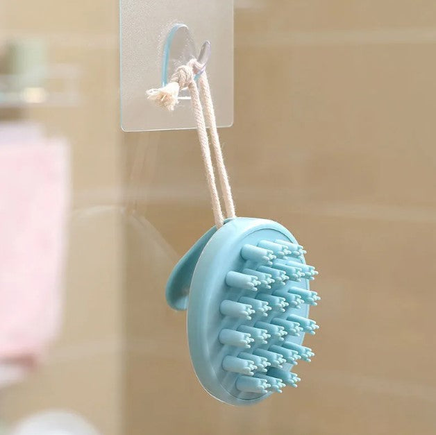 Brosse de massage du cuir chevelu en silicone pour la tête et le corps pour spa (prix détail)