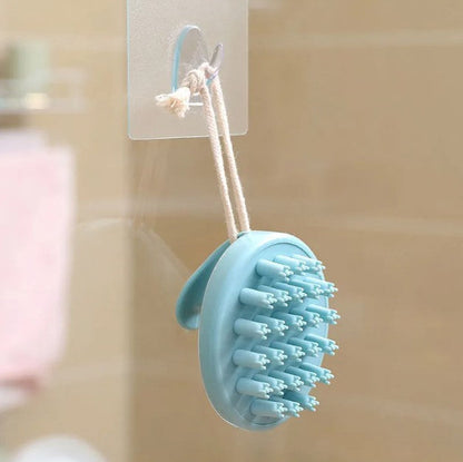 Brosse de massage du cuir chevelu en silicone pour la tête et le corps pour spa (prix détail)