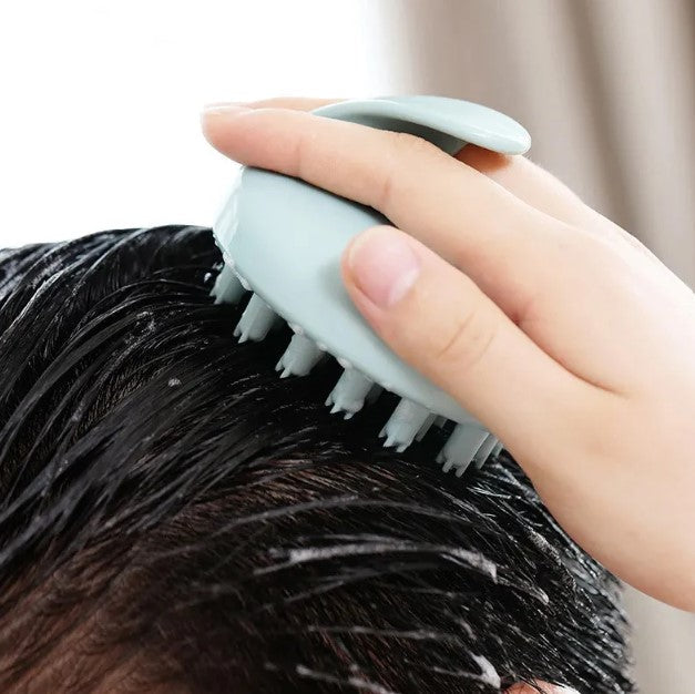 Brosse de massage du cuir chevelu en silicone pour la tête et le corps pour spa (prix détail)