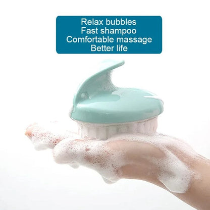 Brosse de massage du cuir chevelu en silicone pour la tête et le corps pour spa (prix détail)