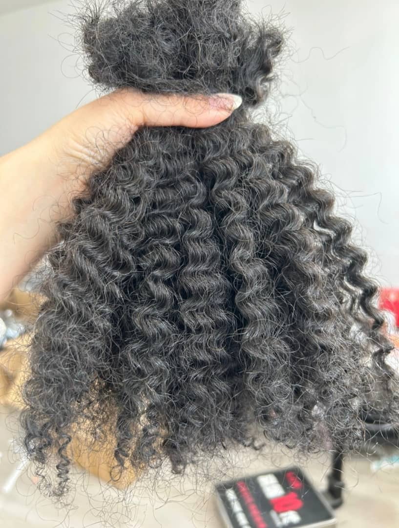 Mèches Afro naturelles kinky vrac tressage twist ou extensions Dreadlocks (prix détail)